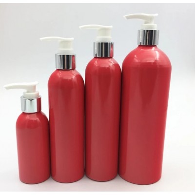 Aluminum Empty Refillable Lotion Pump Bottle