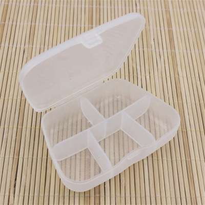 Best Quality mini  5 Compartment Plastic Wallet Mini Pill Box multicolour frosted plastic pill box for Promotion