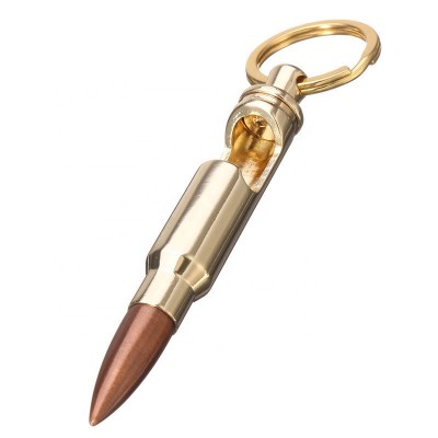 Custom made Bullet Bottle Opener w/ Keychain for gift promotion