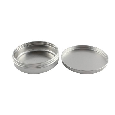 Manufacturer of Aluminum Cosmetic Jar with Screw Cap