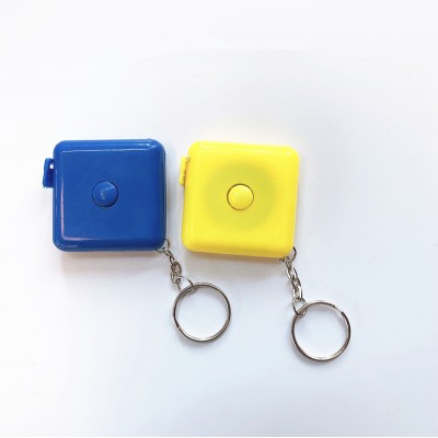 Safety Cute 1.5m tape measure with keychain mini Promotion Rulers Cloth Sewing