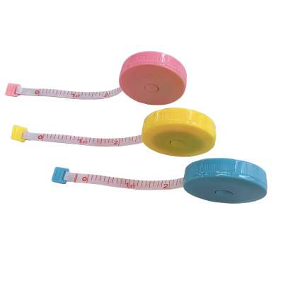 Best Quality Cute 1.5m tape measure with keychain mini Promotion Rulers Cloth Sewing