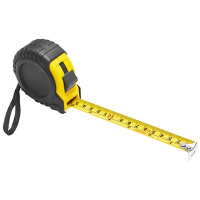 Promotional Self-locking 5M Rubber Tape Measure Customize Tools with logo