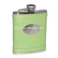 Wine goblet stainless steel leather hip flask gifts wedding